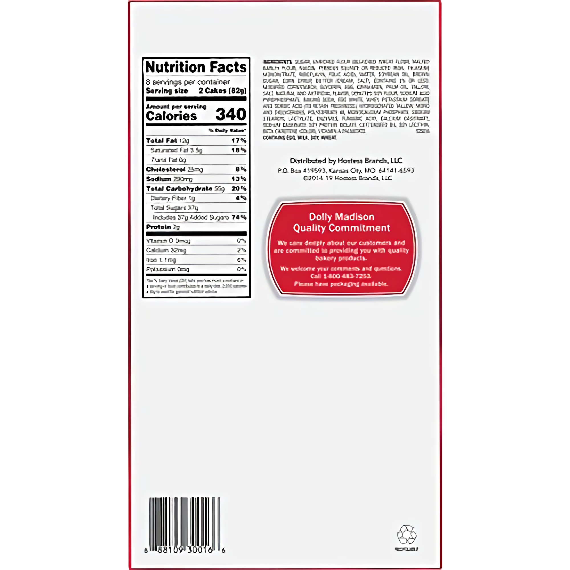 Dolly Madison Coffee Cakes | 2.89 Oz | 8 Count (16 Total Coffee Cakes) 5