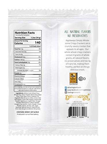 Appleways Whole Grain Veggie Crackers, 24 Ct 2