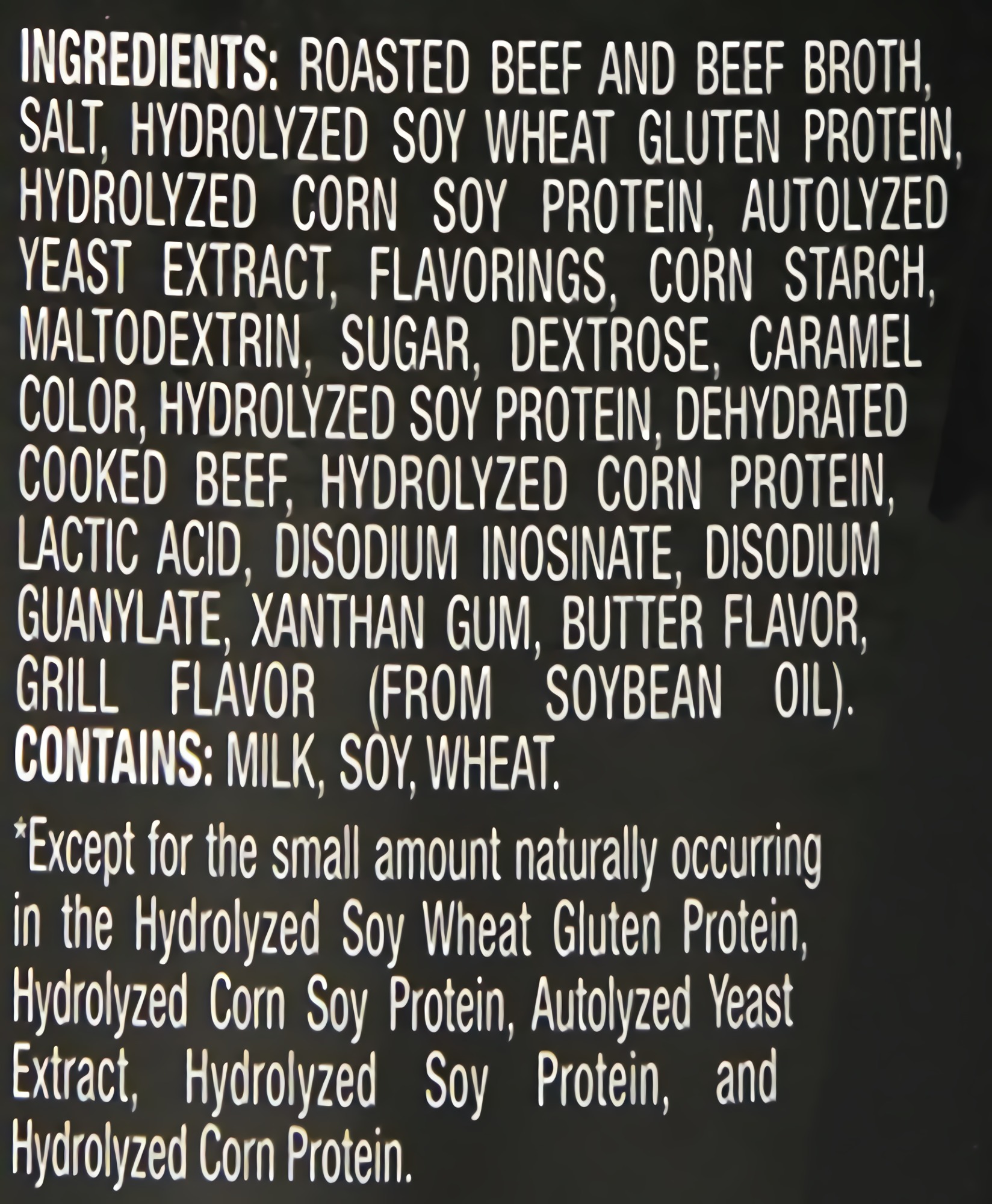 Custom Culinary Gold Label Base Savory, Roasted Beef, 1 Pound 6