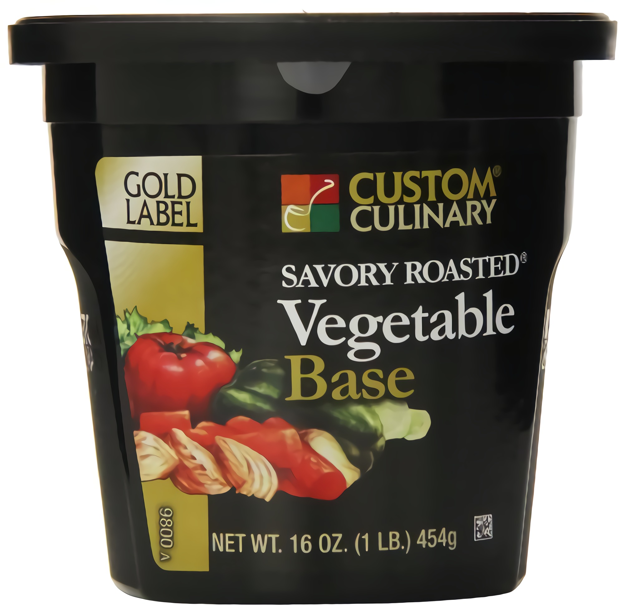 Custom Culinary Gold Label Base Savory, Roasted Vegetable, 1 Pound 2