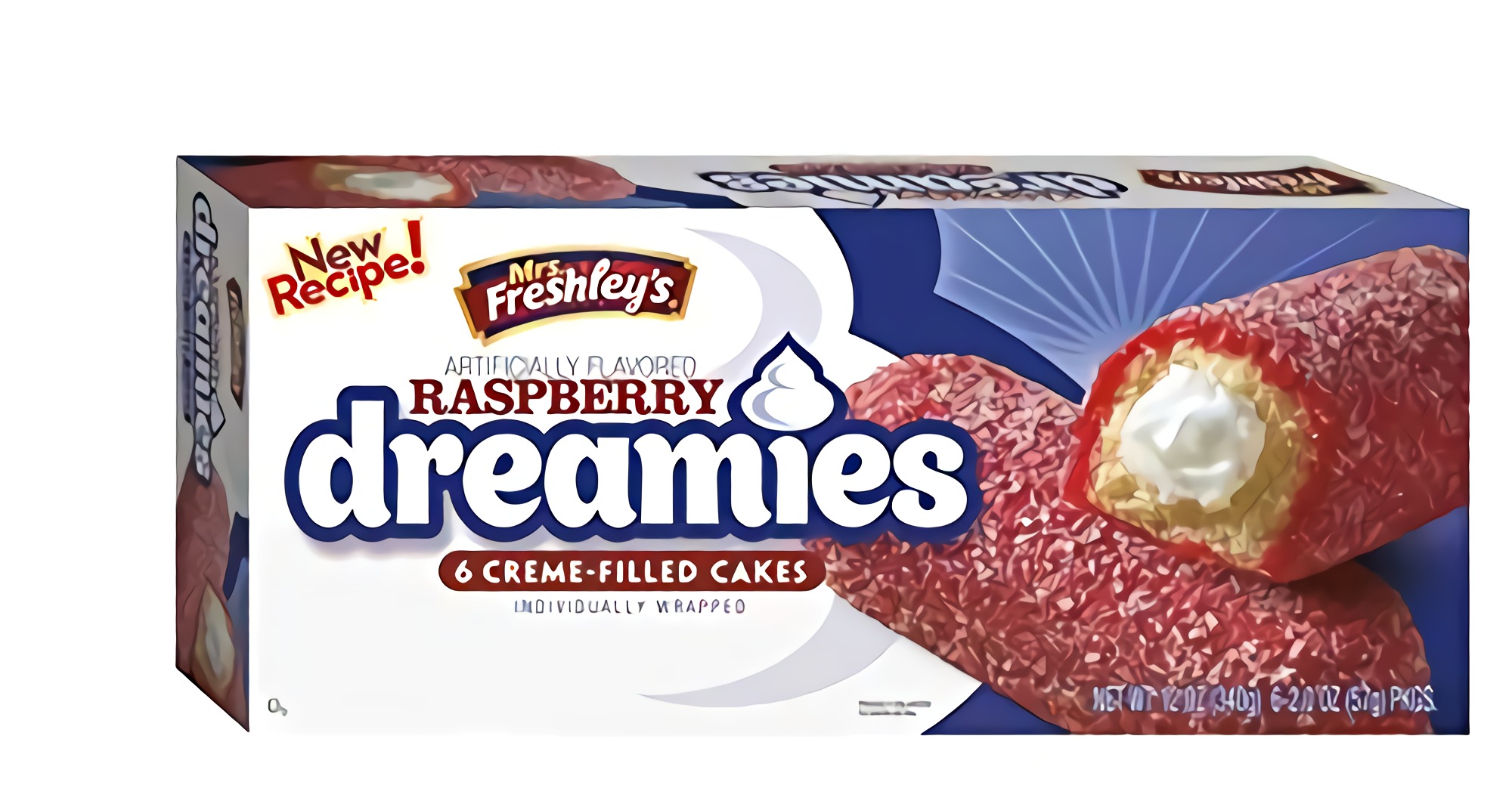 Mrs. Freshley's Raspberry Dreamies | 2 Oz | Pack of 18 2