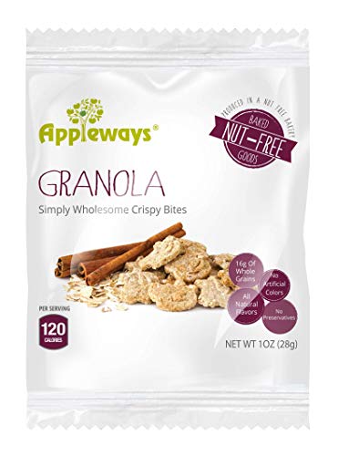 Appleways Granola Crispy Bites | 1 Oz | Pack of 12 3