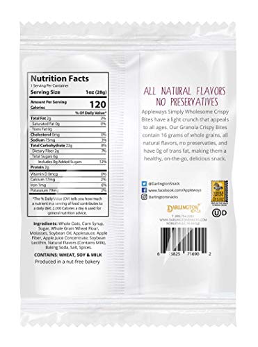 Appleways Granola Crispy Bites | 1 Oz | Pack of 12 4