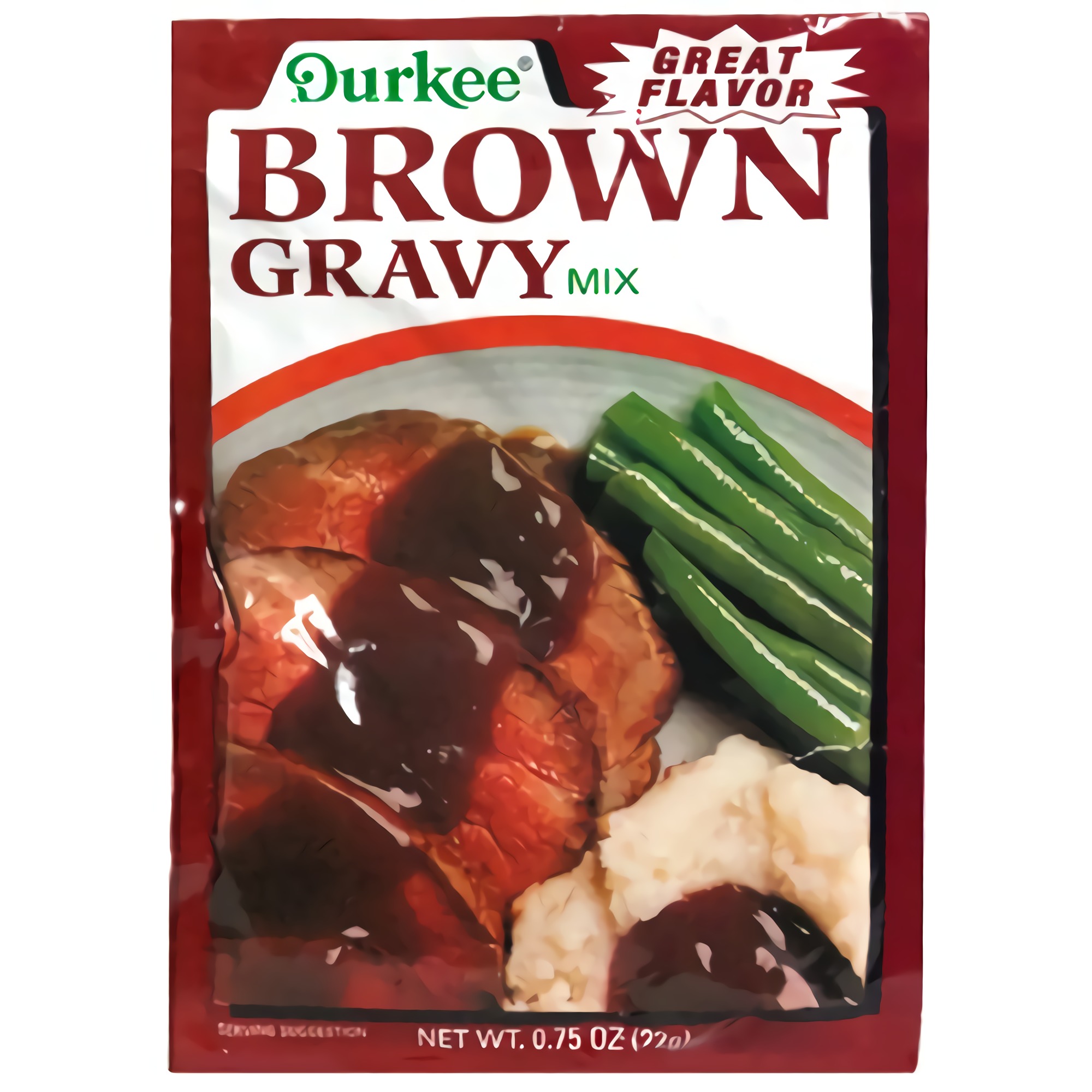 Durkee Brown Brown Gravy Mix, 0.75-Ounces Packages (Pack of 24) 2