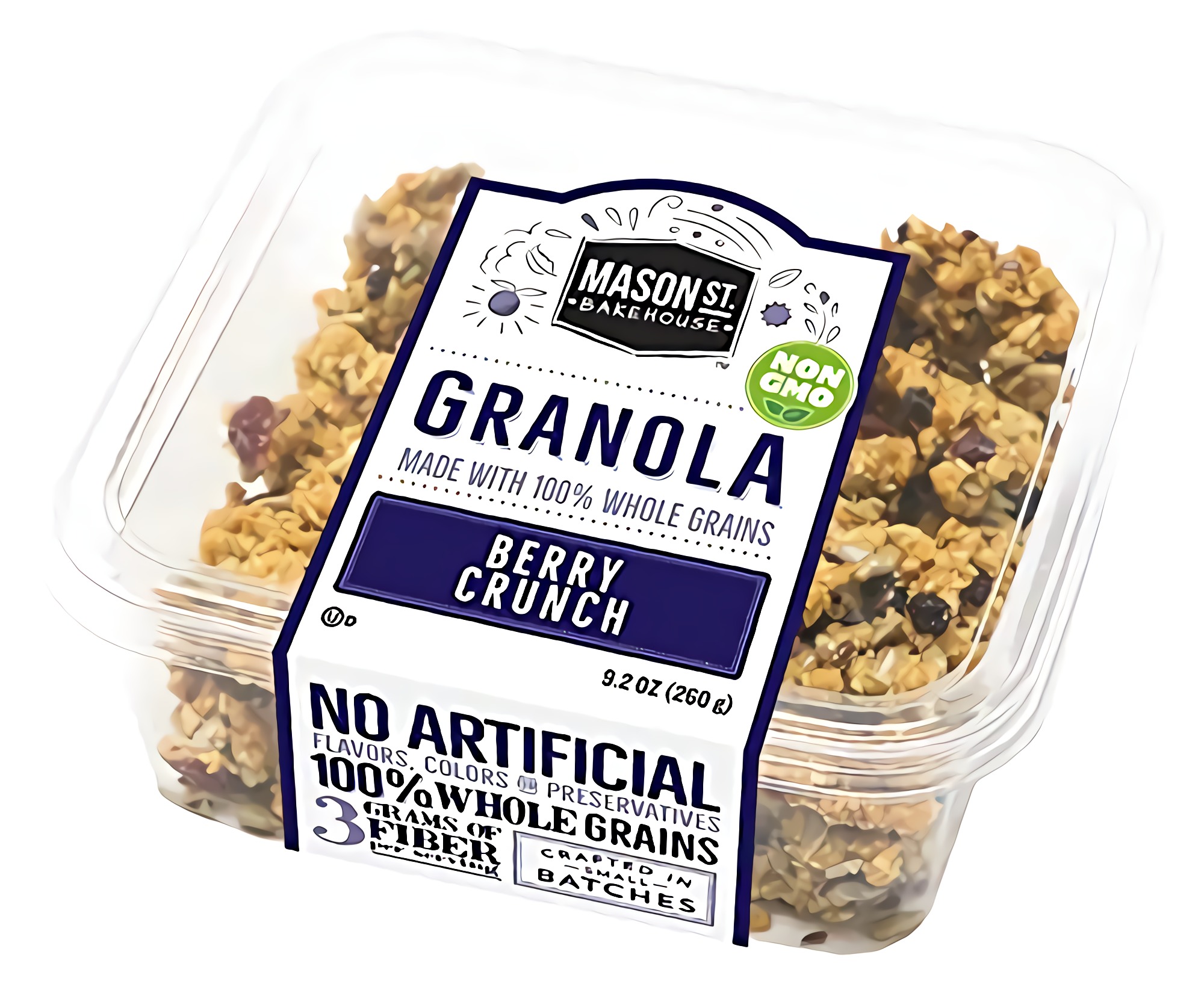 Mason Street Bakehouse Granola | Berry Crunch | 9.2 Oz | Pack of 20