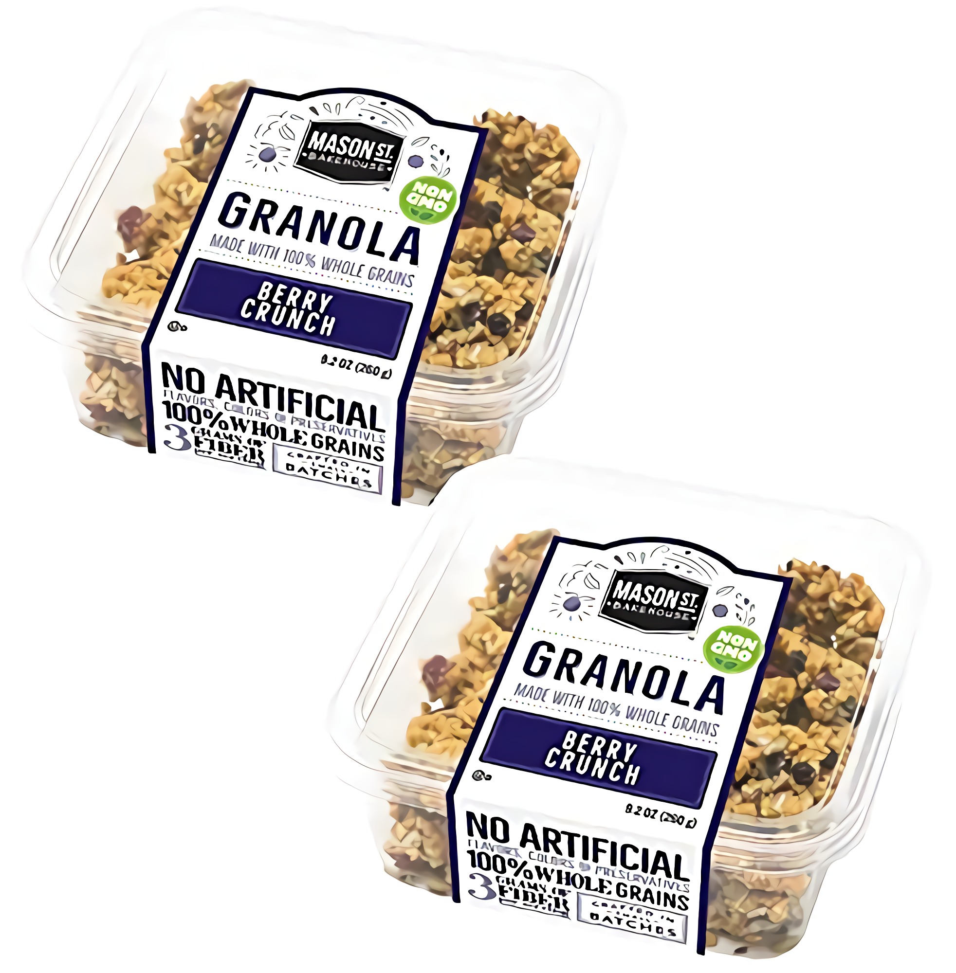 Mason Street Bakehouse Granola | Berry Crunch | 9.2 Ounce | Pack of 2