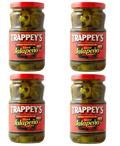 Trappey's Sliced Jalapeno Peppers | 12 Fl Oz | Pack of 6