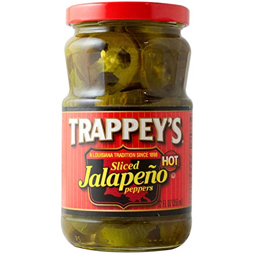 Trappey's Sliced Jalapeno Peppers | 12 Fl Oz | Pack of 6 3
