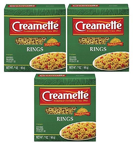 Creamette Pasta Rings Small 7 Ounce Box (Pkg. Of 3) 2
