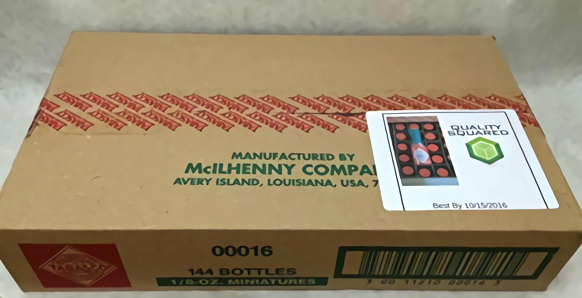 TABASCO brand Miniature Hot Sauce Bottles - Case Of 144 3