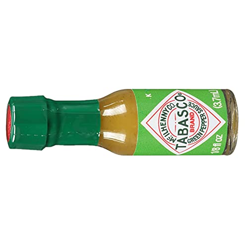 Miniature Bottles of Jalapeno Sauce   | 1/8 Fl Oz Mini Glass Bottles | 24 Count 6