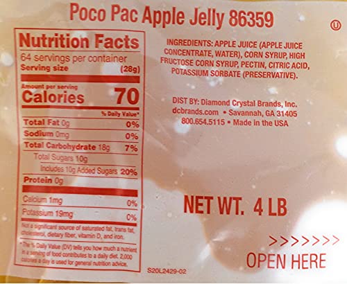 Apple Jelly Bulk Bag | 4 Pound Bag (1 Bag) 3