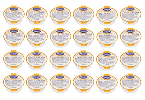 Honey Mustard Salad Dressing Individual Single Serve Cups | 1 Ounce | 24 Count Value Pack
