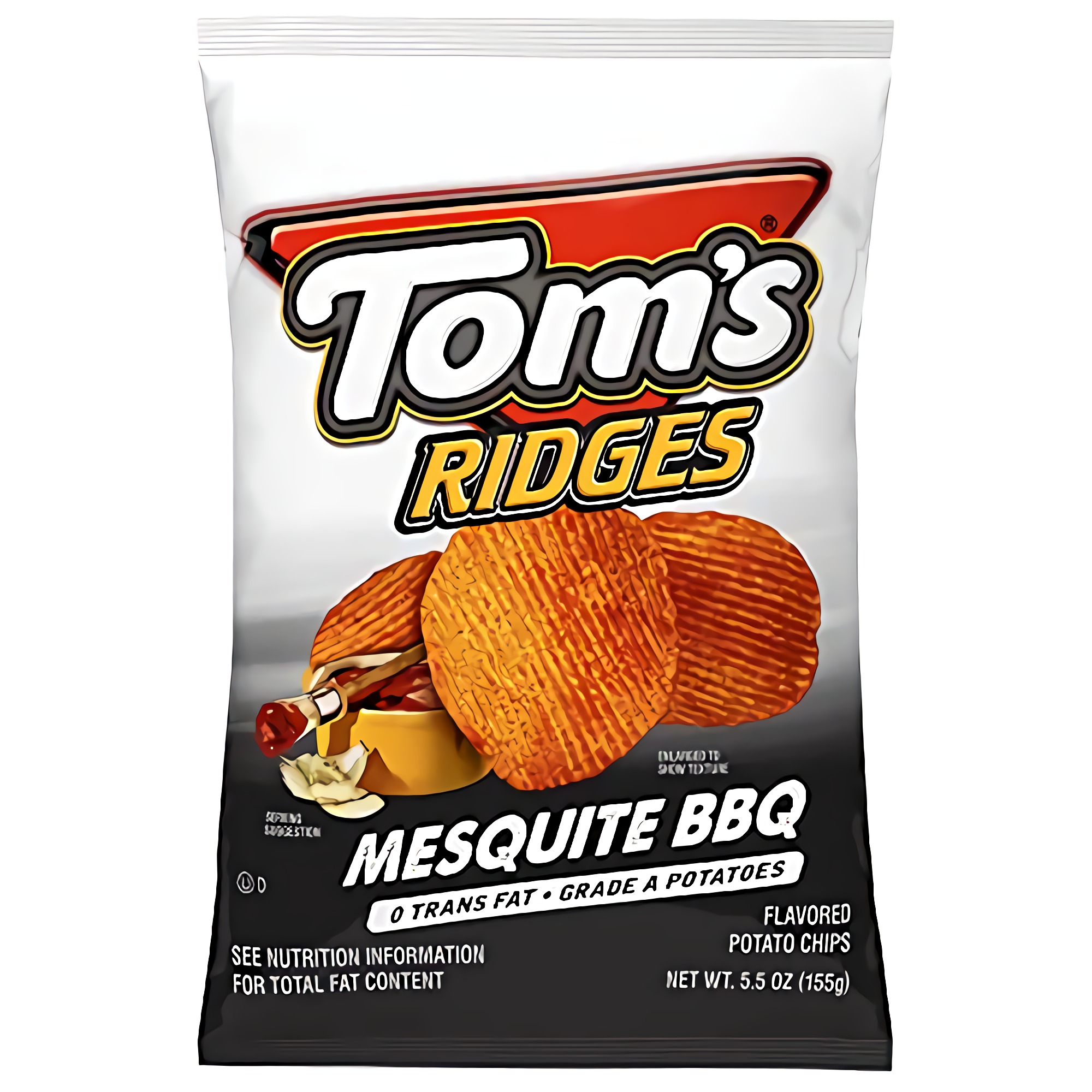 Tom's Vinegar Potato Chips 5 Oz Large Bags | 3 Count 5