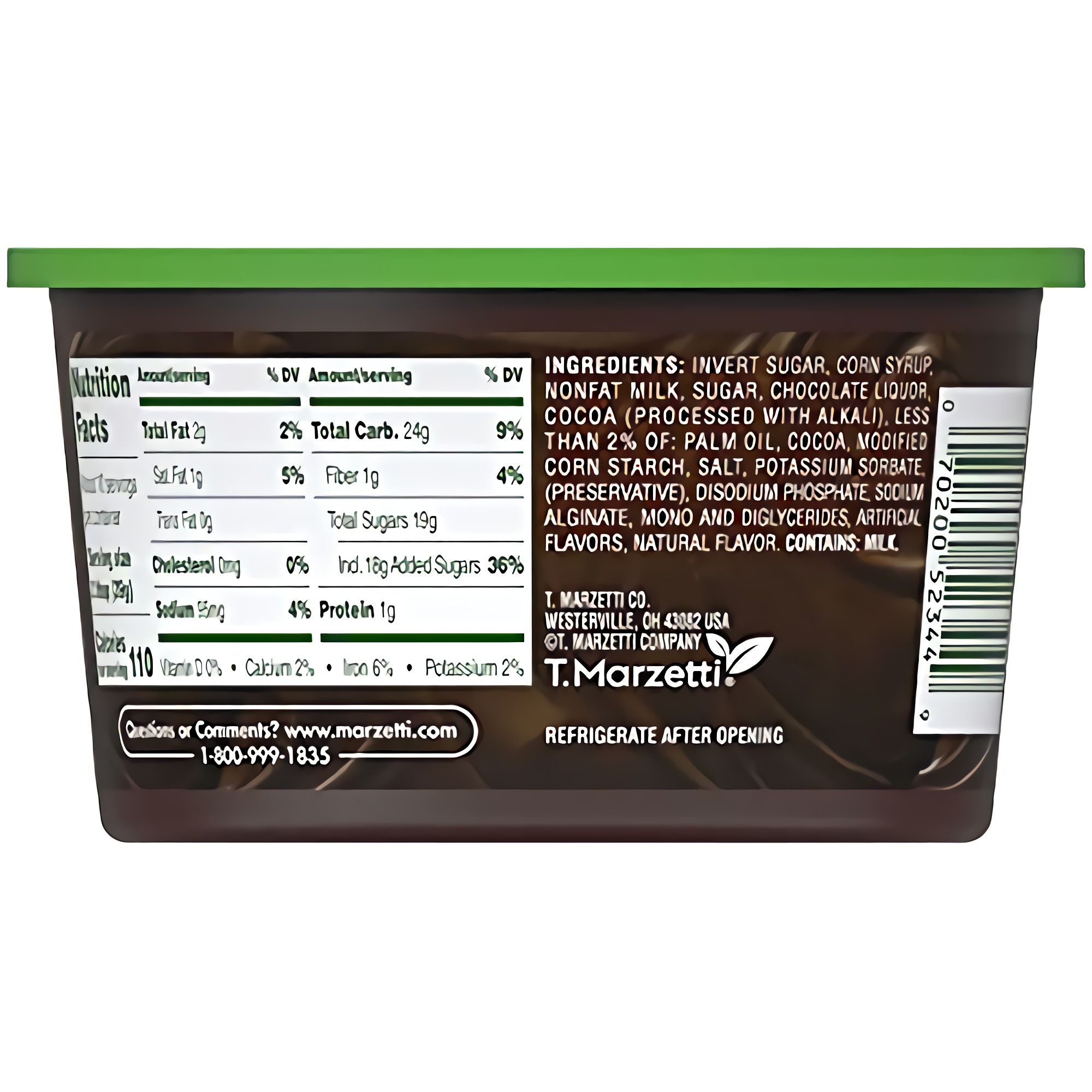 Marzetti Chocolate Dip | No High Fructose Corn Syrup | 13.5 Oz | Case of 6 5