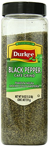 Durkee Pepper Black Cafe Grind, 18-Ounce Containers (Pack of 2) 2