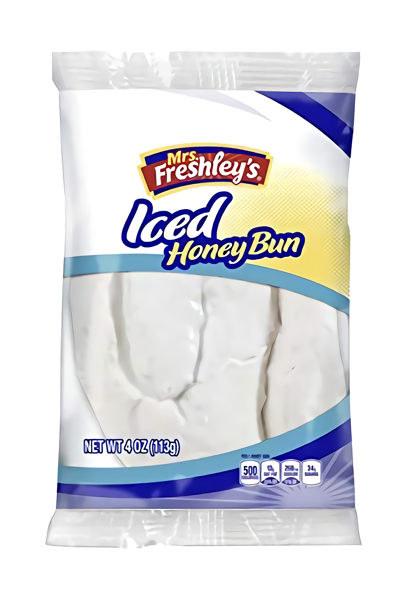 Mrs. Freshley's Iced Honey Buns | 4 Ounce | Case of 9 3