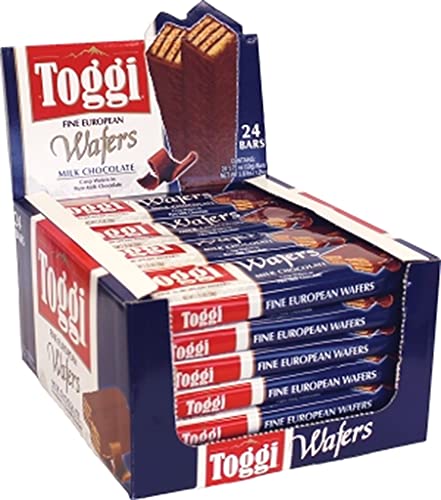 Toggi Milk Chocolate European Wafers | 1.75 Ounce | Case of 24
