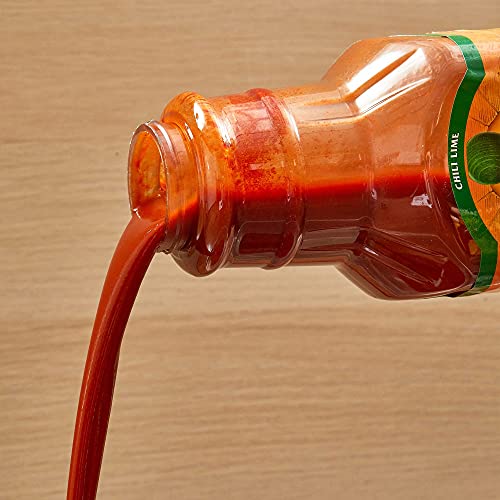 Cholula Chili Lime Hot Sauce, 64 fl oz | Crafted with Mexican Peppers, Lime and Signature Spice Blend | Gluten Free, Kos 5
