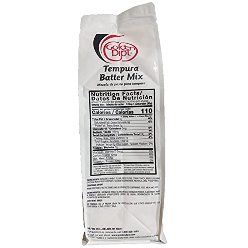 Golden Dipt Tempura Batter Mix | 5 Pound Bag 4