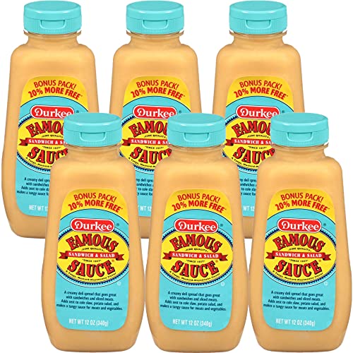 Famous Sauce by Durkee   12 Ounce | Pack of 6 3