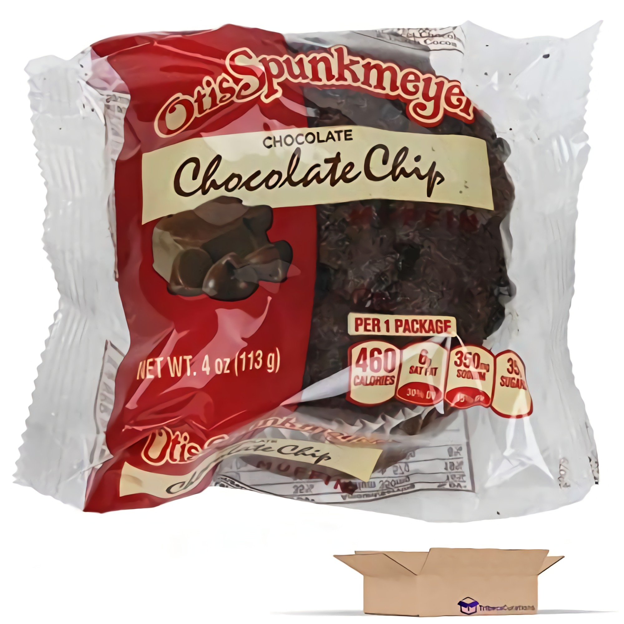 Otis Spunkmeyer Individually Wrapped Chocolate Chocolate Chip Muffins, 12 Count 2
