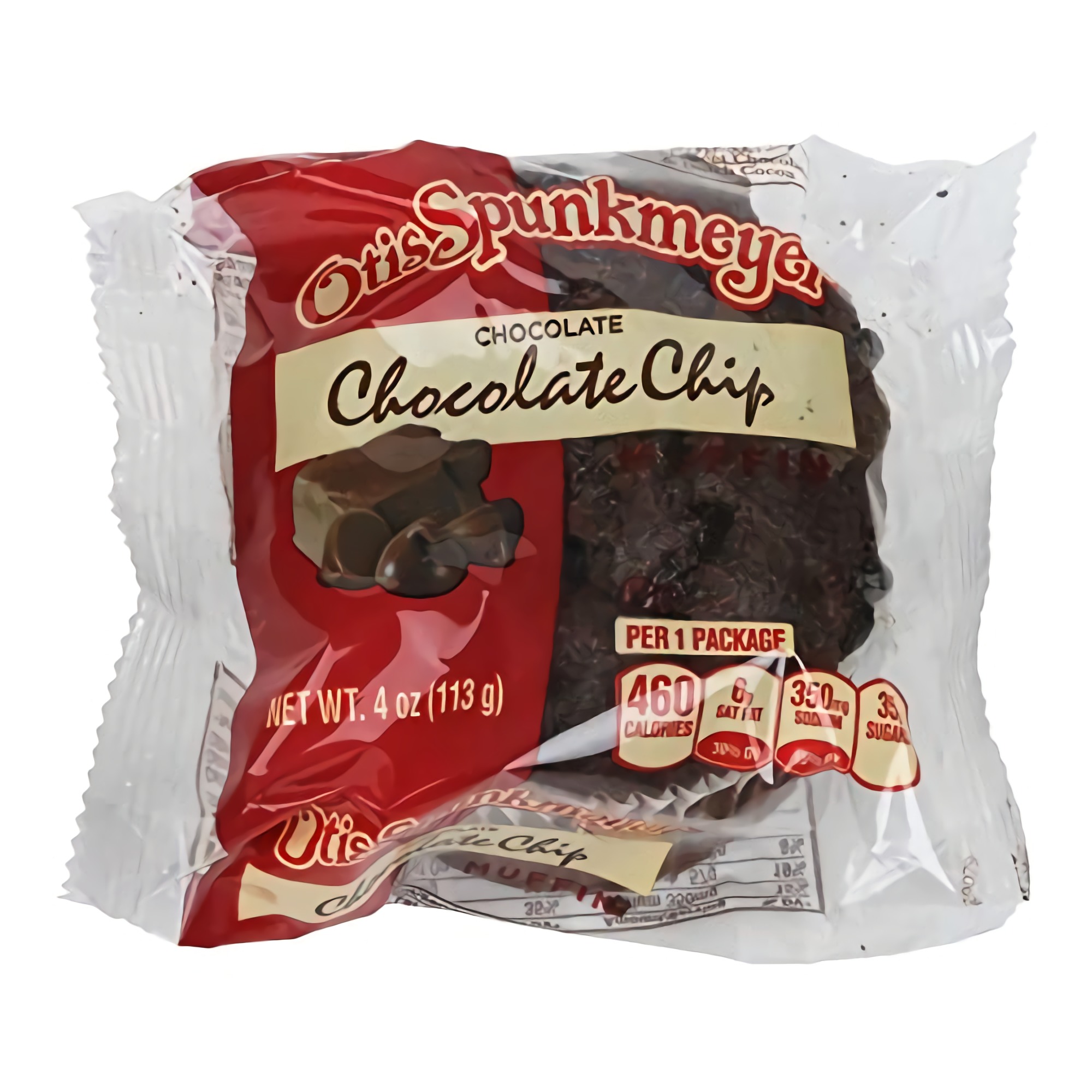 Otis Spunkmeyer Individually Wrapped Chocolate Chocolate Chip Muffins, 12 Count