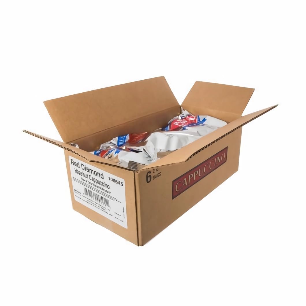 Red Diamond | Hazelnut Cappuccino Mix | 2 Pound Bag | Case of 6 4