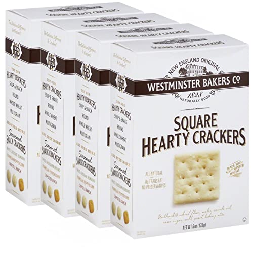 Square Hearty Crackers Value Pack   by Westminster Curated by  6 oz | Pack of 4 3
