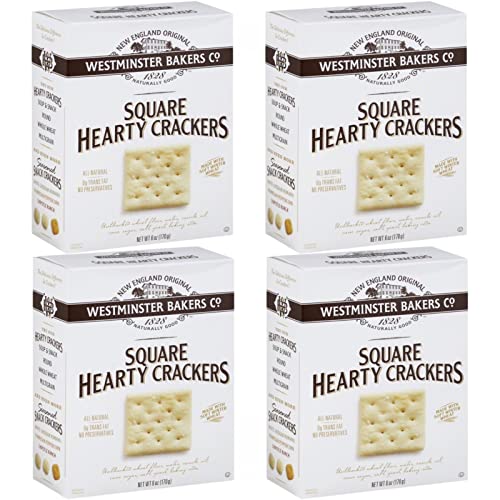 Square Hearty Crackers Value Pack   by Westminster Curated by  6 oz | Pack of 4 5