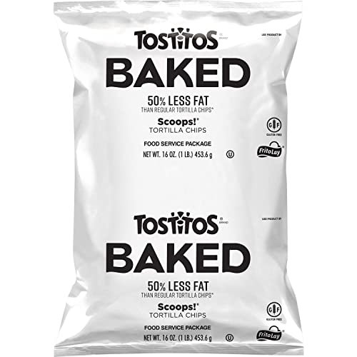 Baked Tortilla Scoops, Ultimate Value Sized Food Service 1 lb. Bag | 2 Count (2 Lbs Total) 3