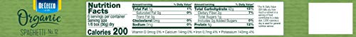 De Cecco Organic Pasta, Spaghetti No.12, 12 Ounce (Pack of 12) 4