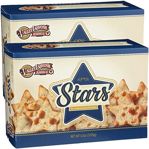 Star Crackers by Valley Lahvosh Value Pack   | 4.5 oz | Pack of 2 3