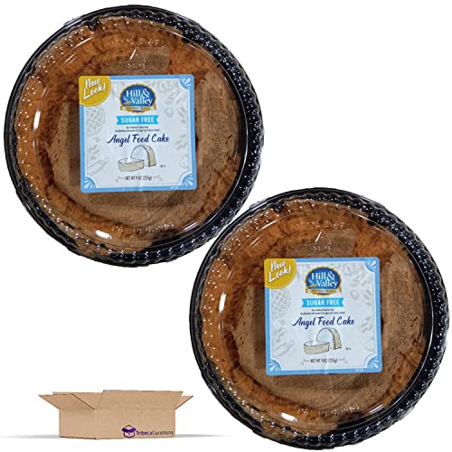 HIll & Valley Sugar Free Angel Food Cake | 9 Oz | Pack of 2 2