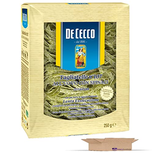 No 107 Spinach Tagliatelle Pasta Value Pack   | 8.8 Ounces | Pack of 3 3