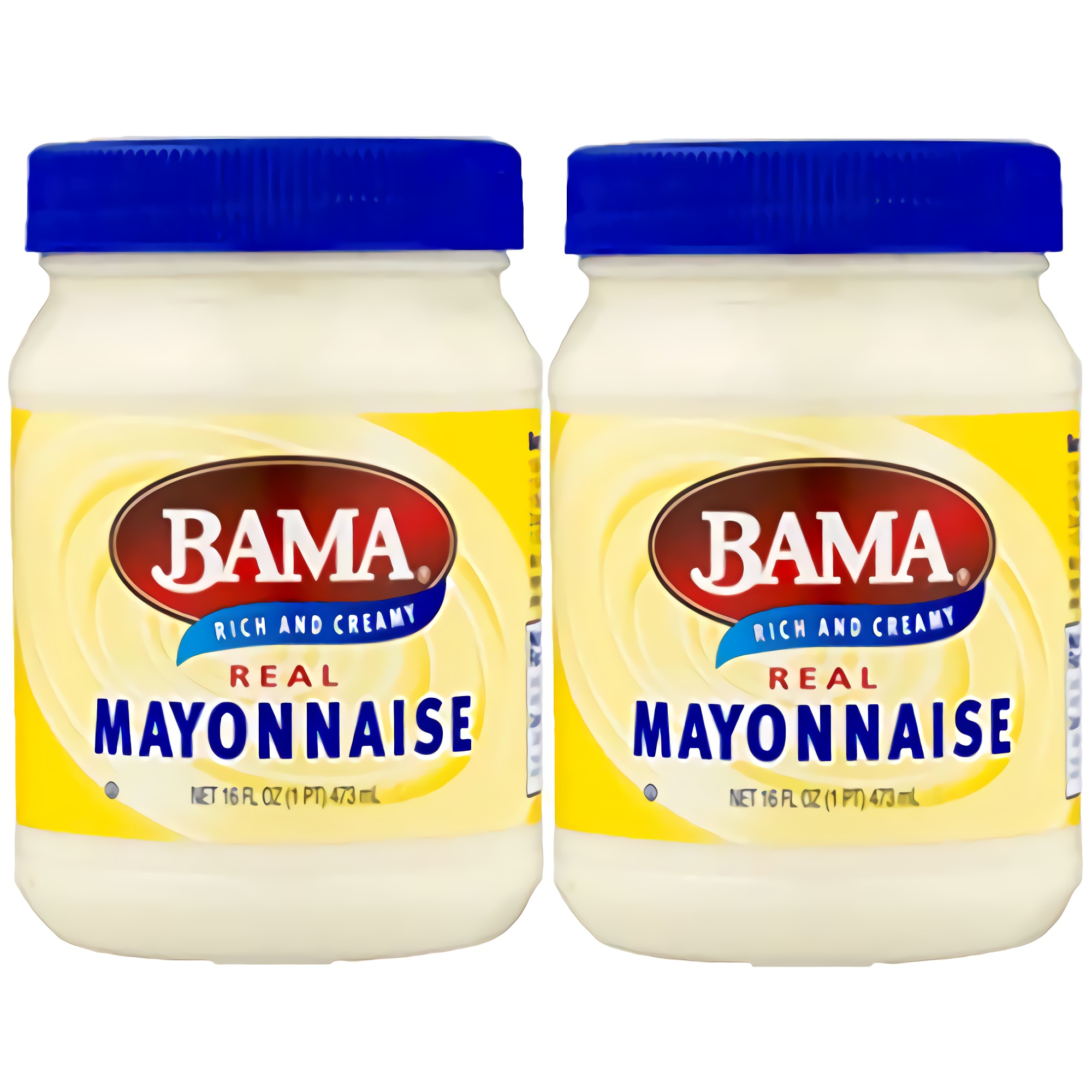 BAMA Real Rich and Creamy Mayonnaise, 16 F Oz, 2 Pack
