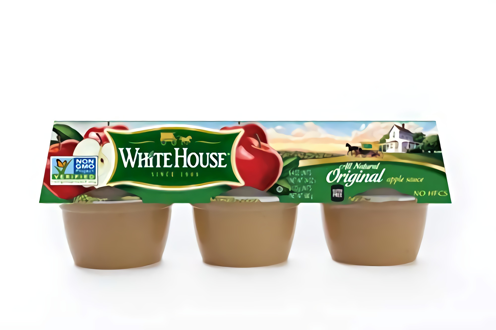 White House Regular Apple Sauce in Cup, 4 Ounce -- 72 per case. 2