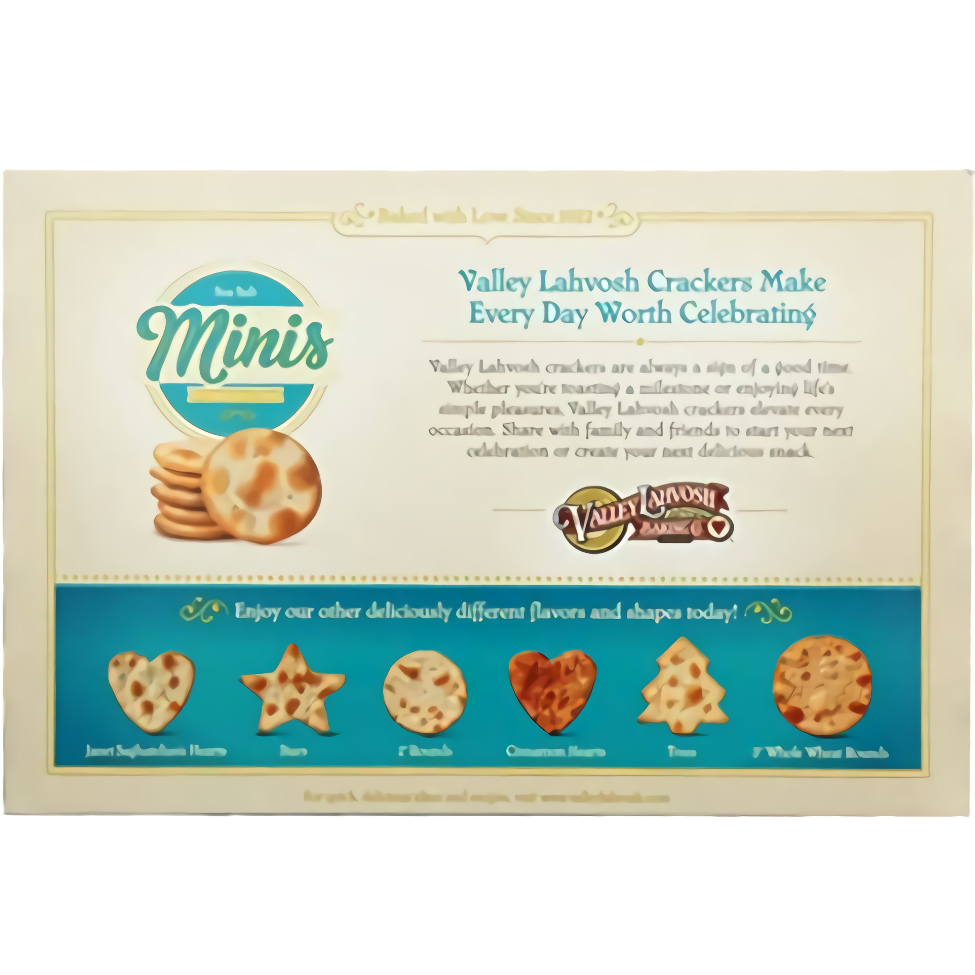 Sea Salt Minis Crackers by Valley Lahvosh | 4.5 oz | Pack of 2 5