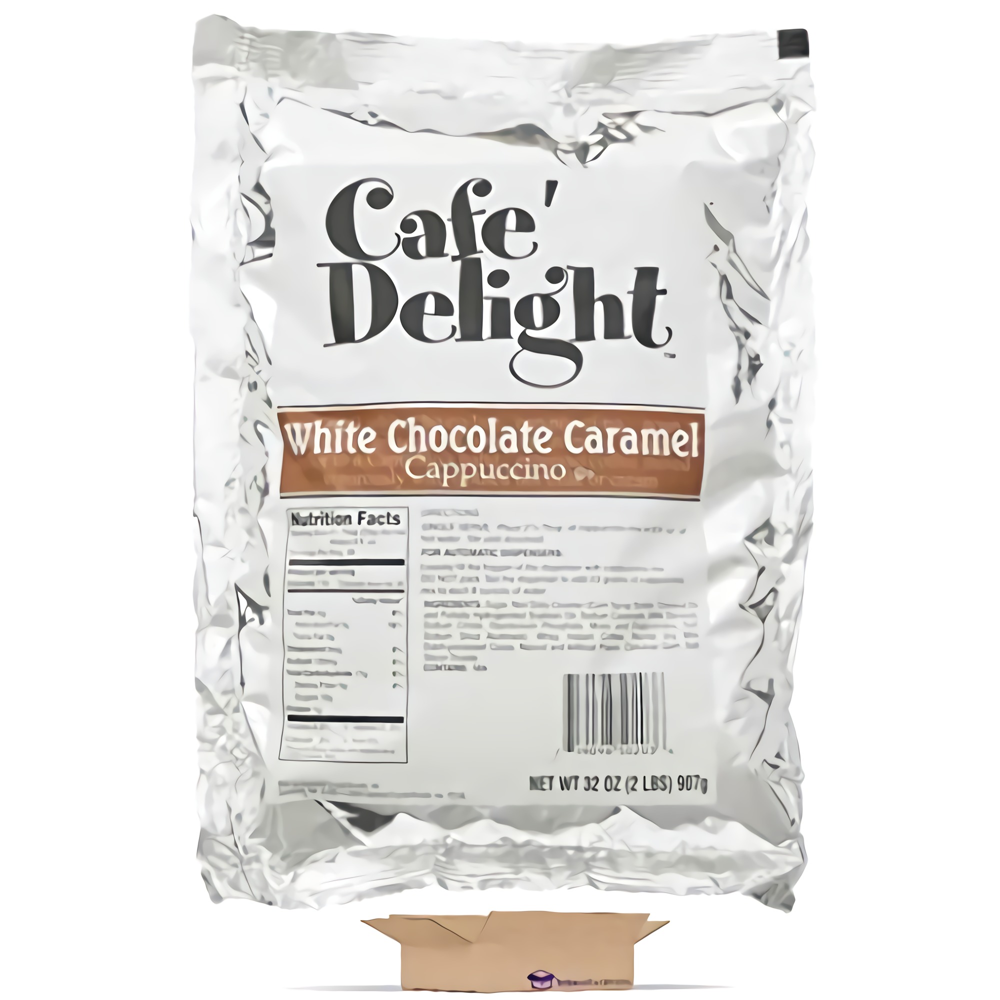 Cappuccino Mix by Cafe Delight | 2 Pound Bag | White Chocolate Caramel 3