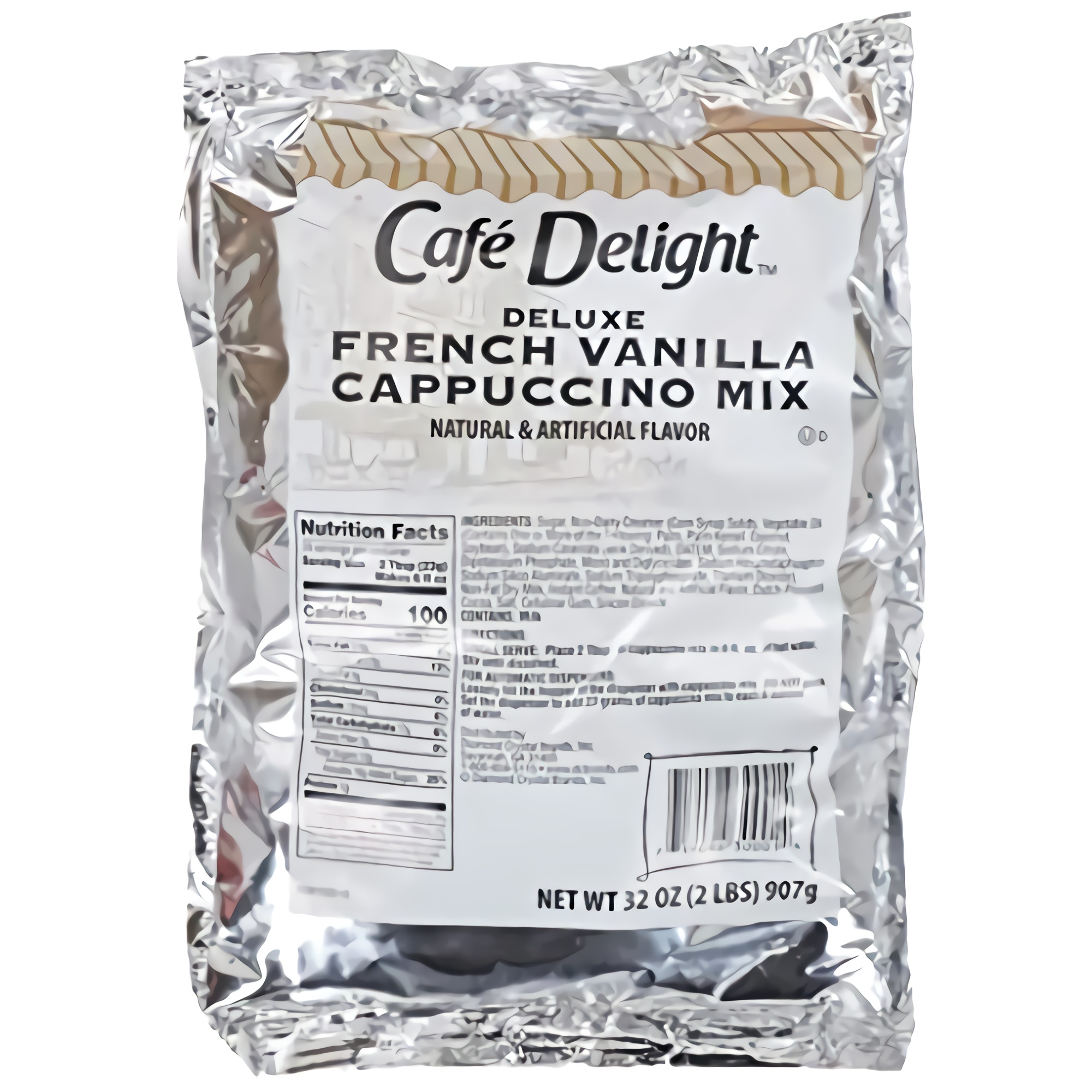 Cappuccino Mix by Cafe Delight | 2 Pound Bag | Deluxe French Vanilla 2