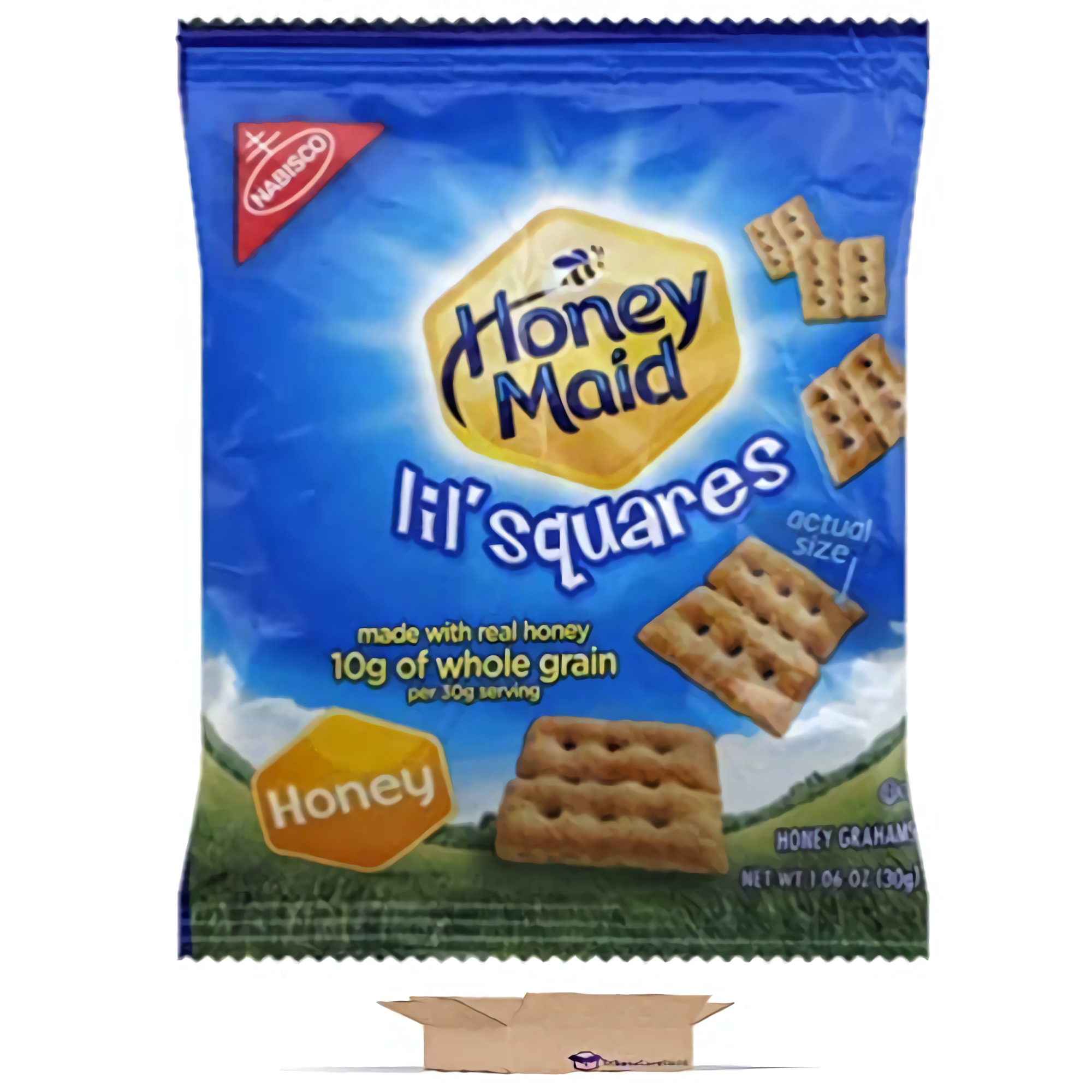 Lil' Squares Honey Graham Crackers by Honey Maid | 1.06 Ounce | Pack of 24 4