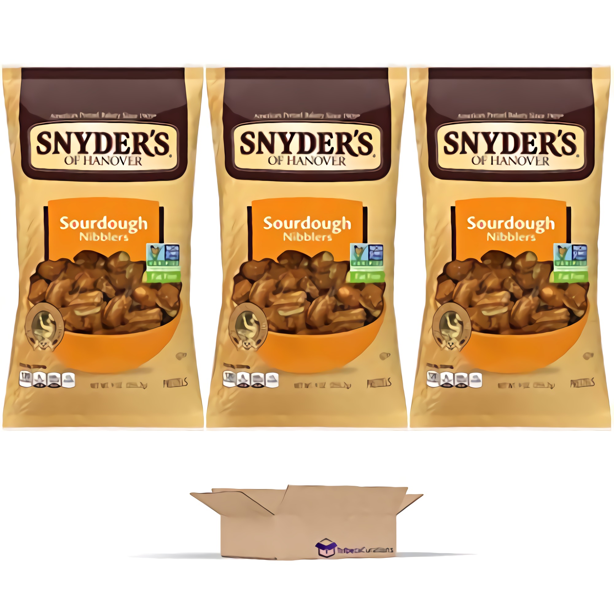Sourdough Nibblers Pretzels | 9 Ounces | Pack of 3 3