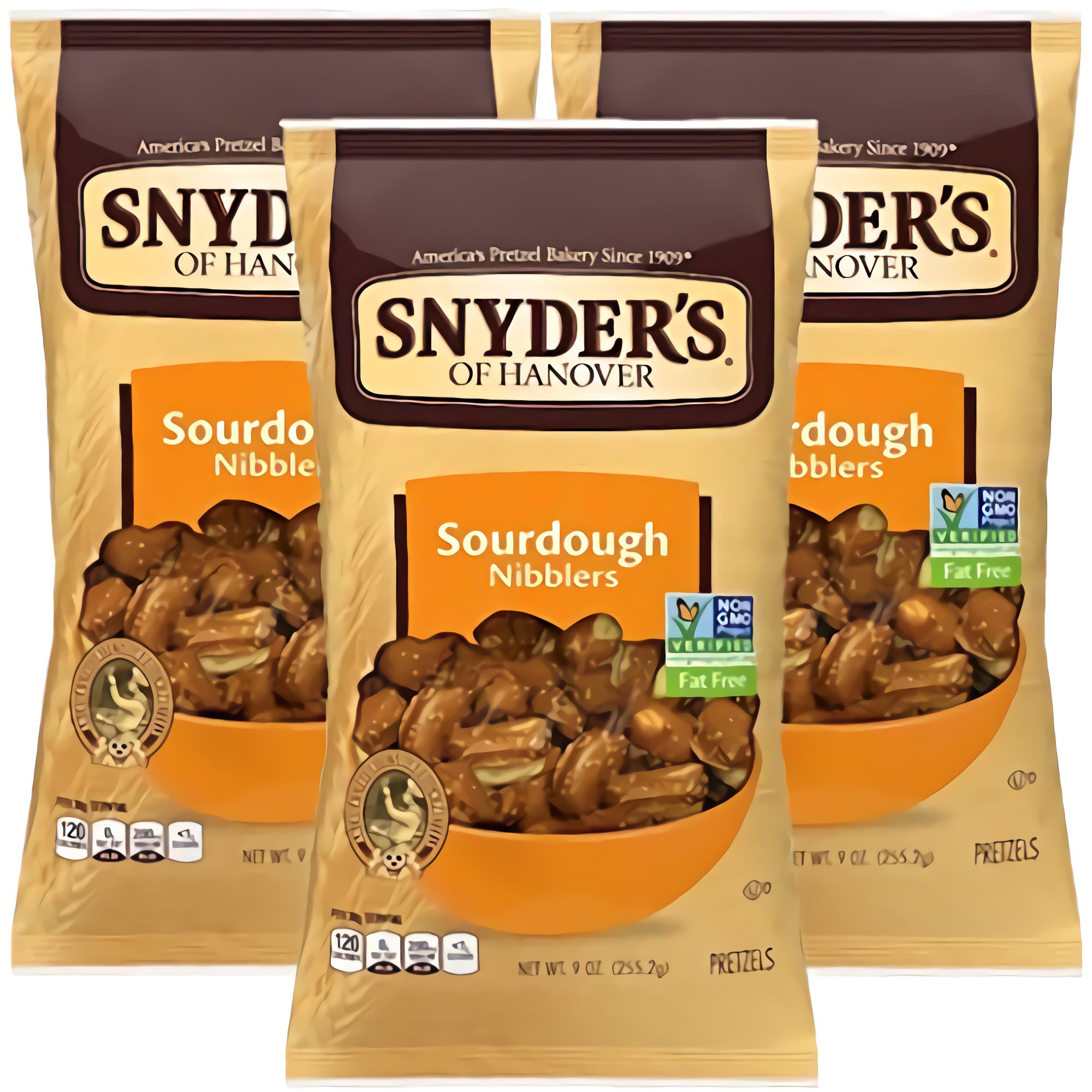 Sourdough Nibblers Pretzels | 9 Ounces | Pack of 3 5