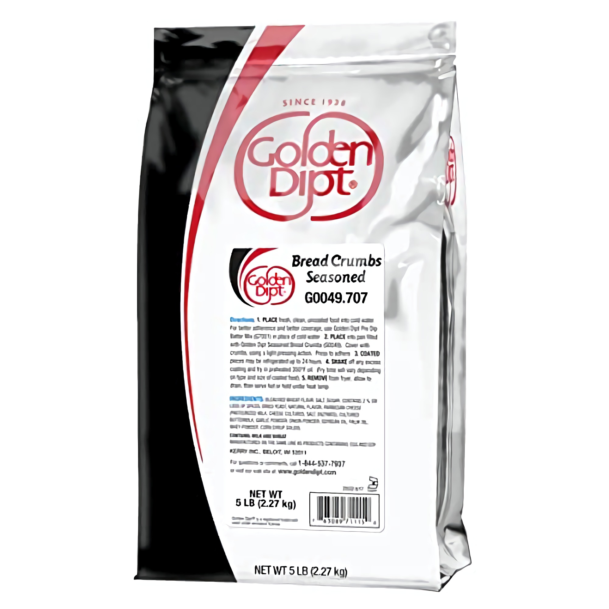Seasoned Bread Crumbs by Golden Dipt | Bulk 4 Pound Bag 2