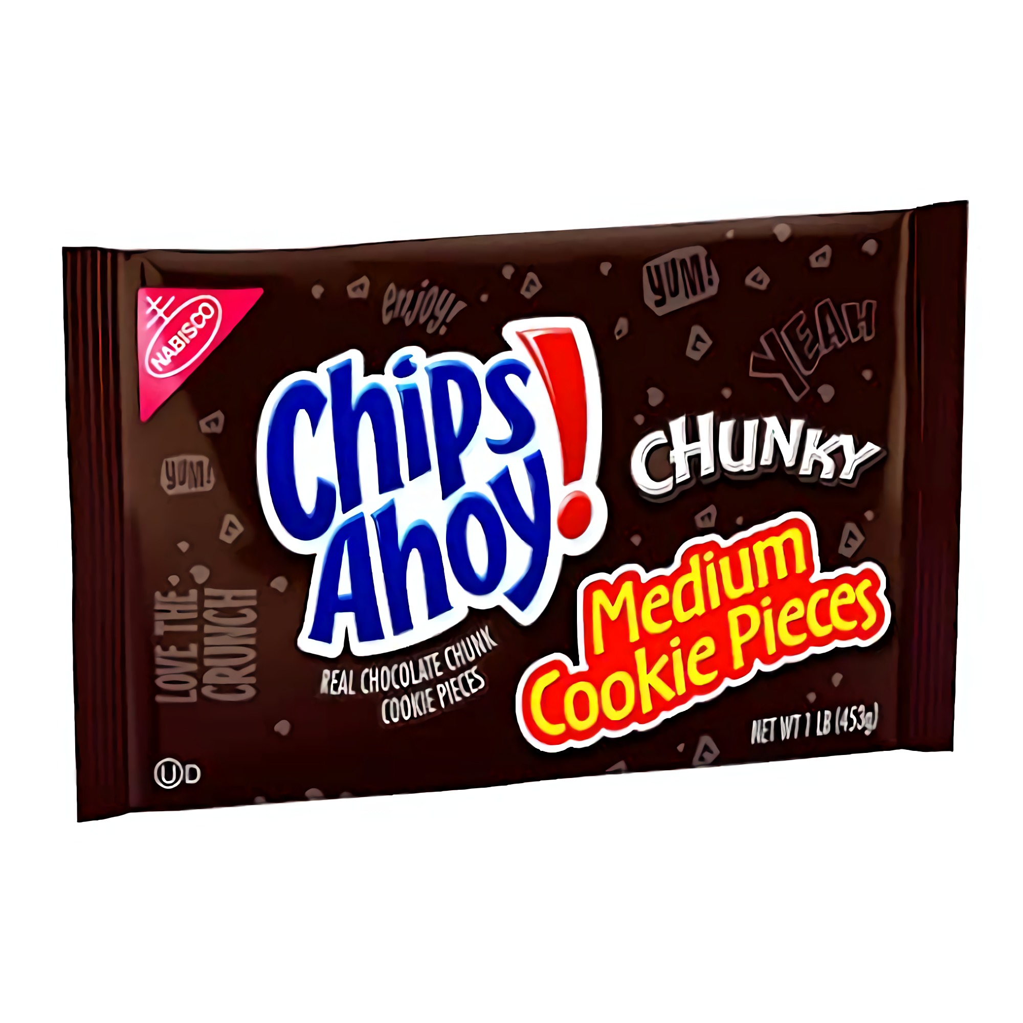 Chunky Medium Cookie Pieces | 1 Pound Bag | Pack of 2 2