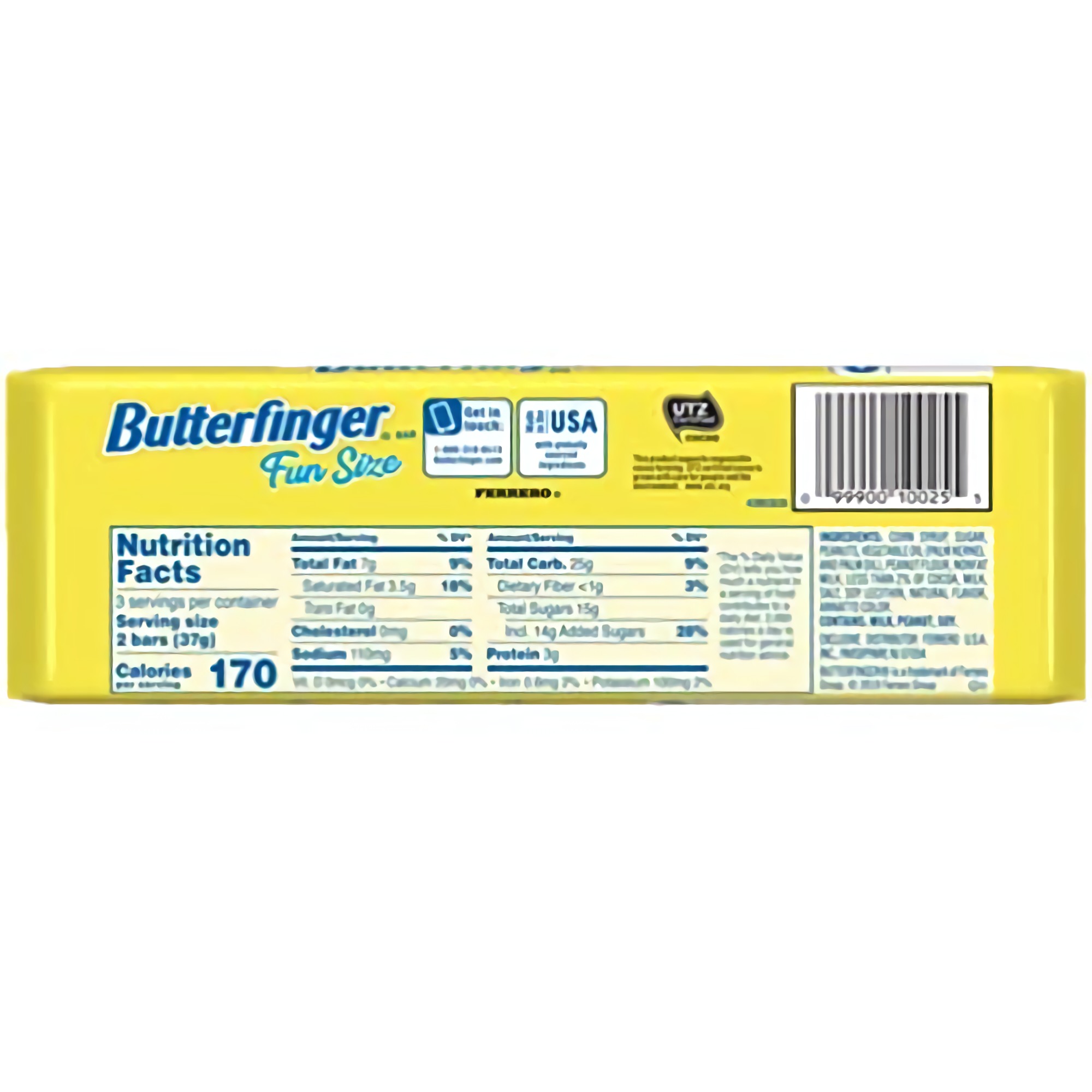 Buttefinger Fun Size Butter fingers | 6 Count Multi Pack | 3.9 Ounce | Pack of 8 (48 Total Butter fingers) 6