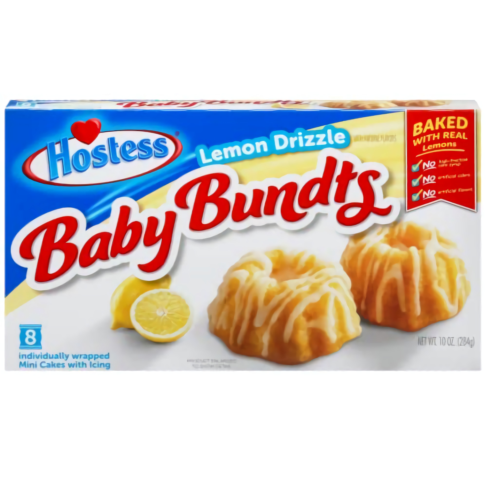 Hostess Lemon Drizzle Baby Bundt Cakes | 30 Ounce (24 Total Cakes in 3 Boxes) 2