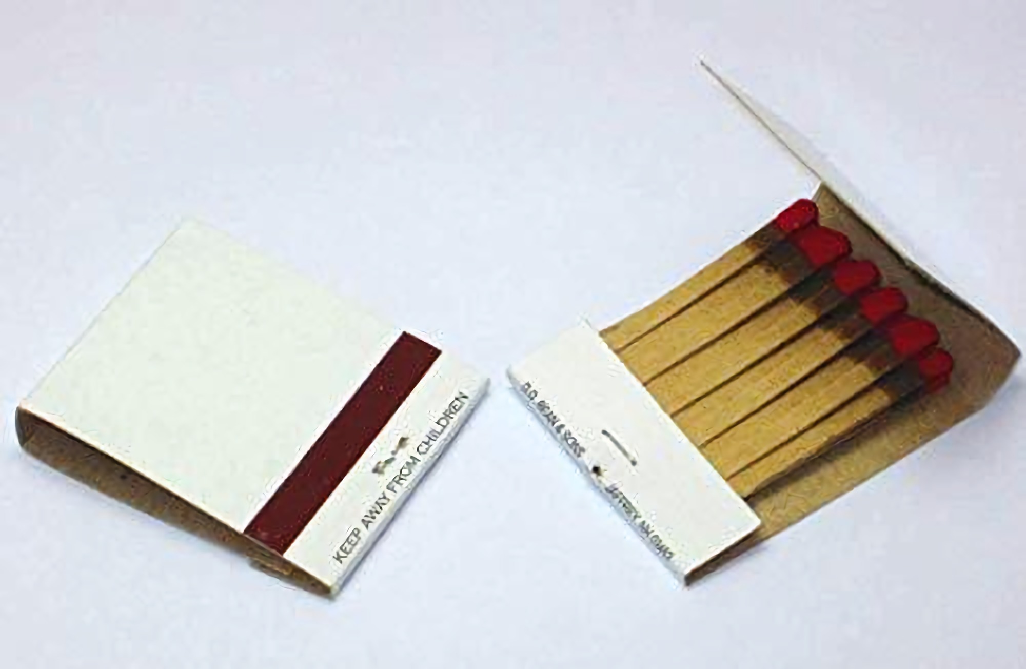 D.D. Bean & Sons 1200 Matchbooks, White, for Wedding Birthday Wholesale, Made in America, 24 Pack 3