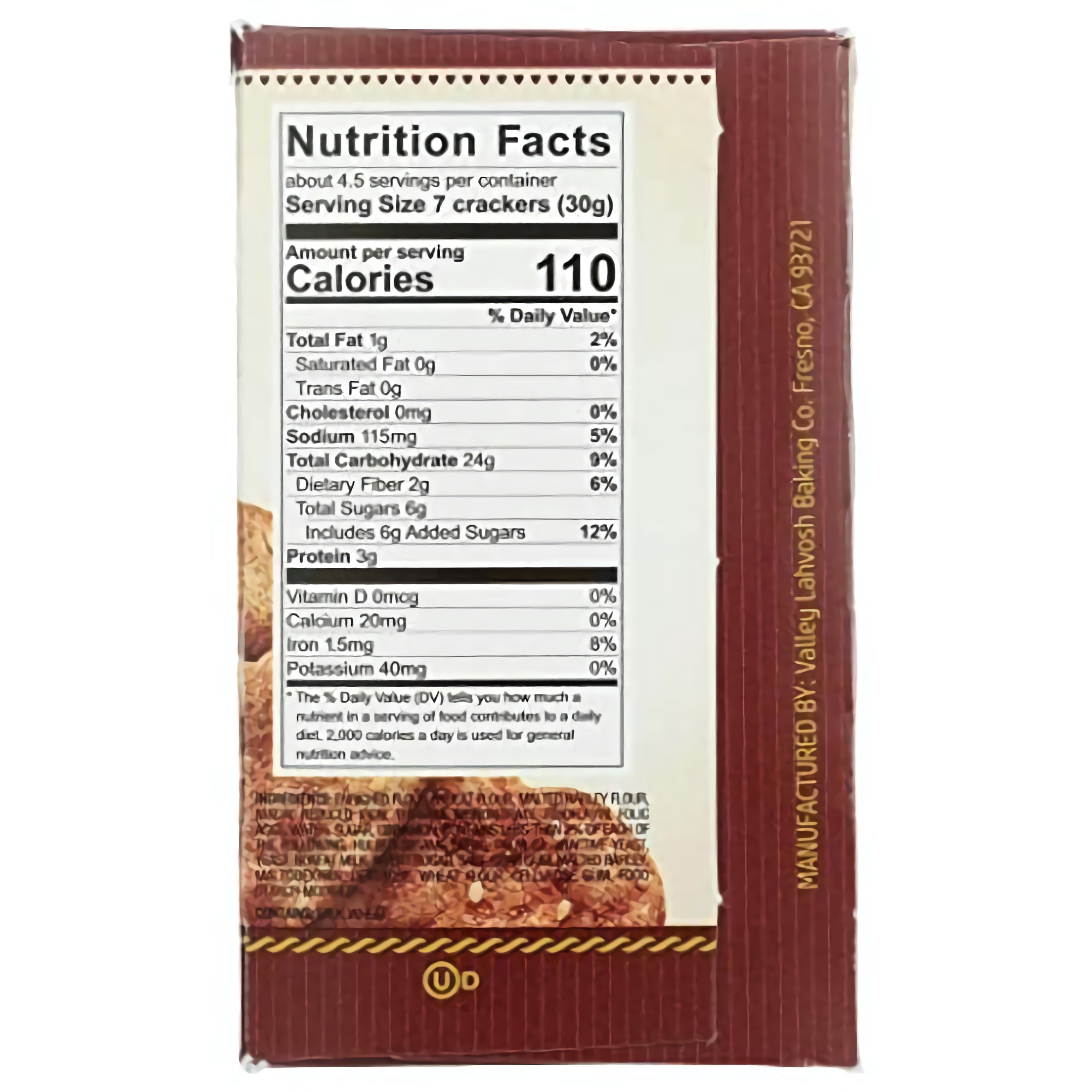 Cinnamon Hearts Cracker by Valley Lahvosh | 4.5 Oz | Pack of 2 6