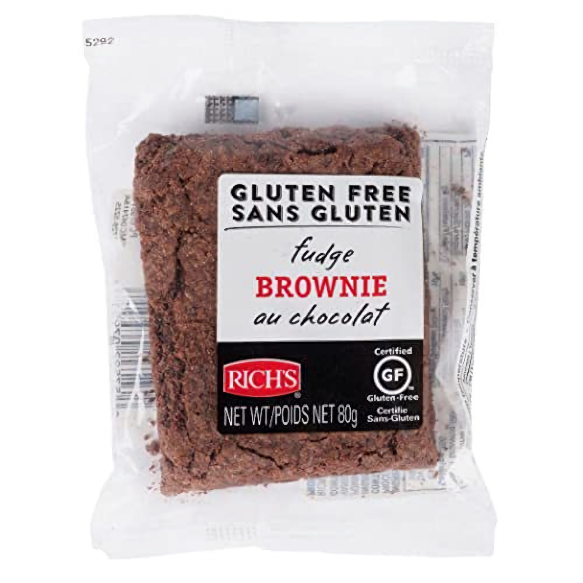 Individually Wrapped Gluten Free Fudge Brownie by Rich's | 2.82 Oz | Pack of 12 2